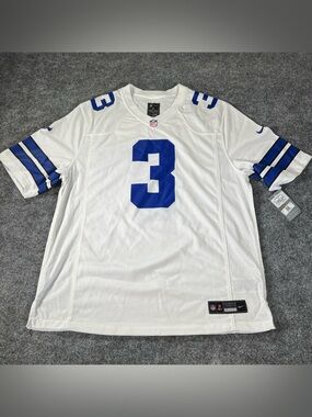 Nike Dallas Cowboys George Pickens Nike White Jersey #3 NWT Size Men’s XL‎